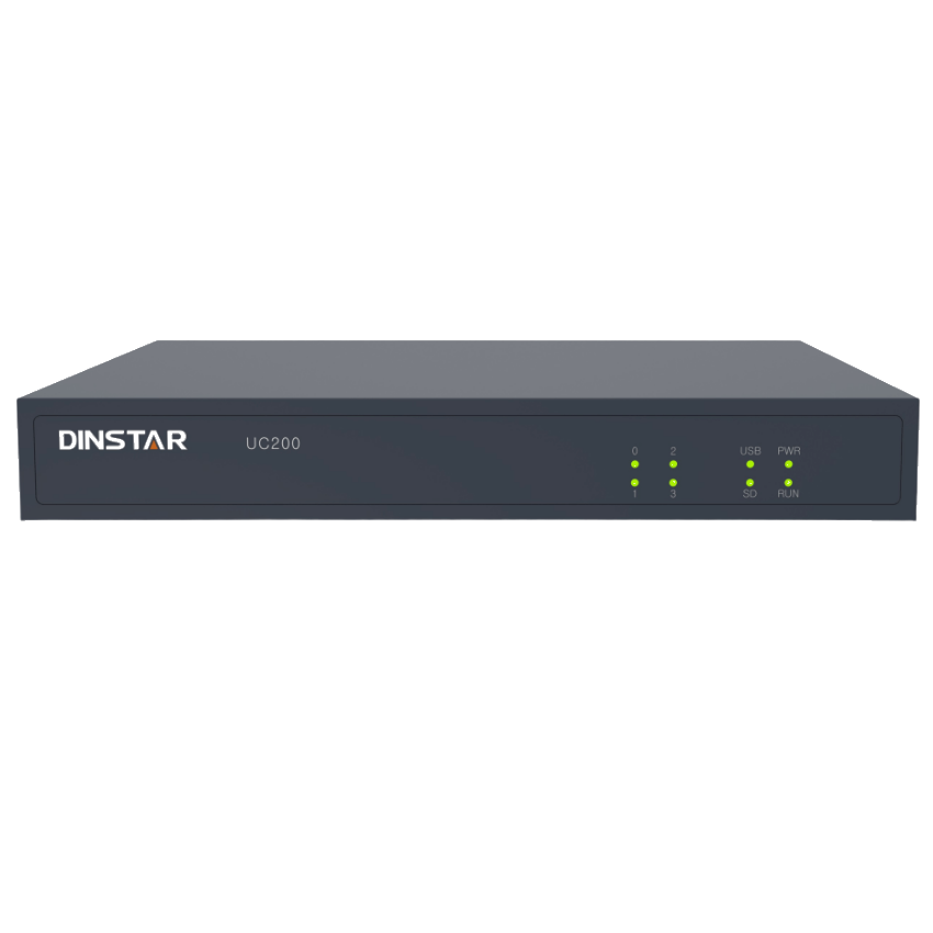 Dinstar UC200-2S2O IP-PBX 500 SIP users, 2 FXS + 2 FXO