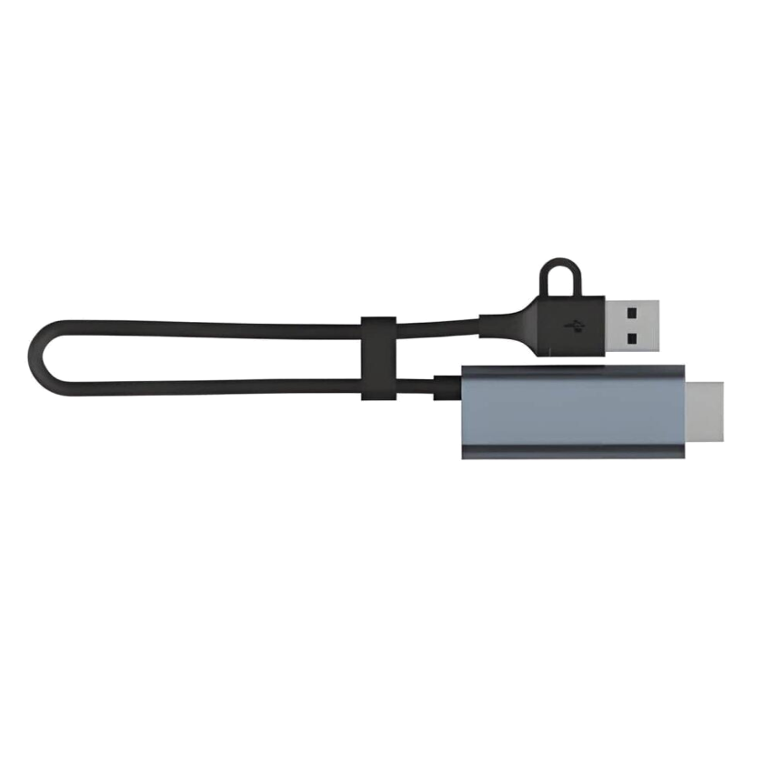 Linkvil H2C Adaptador HDMI + USB-A/C a USB-C Display